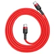 Дата кабель USB-C to USB-C 1.0m USB 3.1 3A red Baseus (CATKLF-G09) - зображення 1