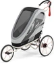 Спортивная прогулочная коляска Cybex Sport Zeno Medal Grey на кремовом шасси с оранжевыми деталями - изображение 1