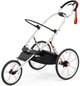 Спортивная беговая прогулочная коляска Cybex Sport Avi Bleached Sand на кремовой раме с оранжевыми деталями - изображение 6
