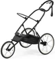 Спортивная беговая прогулочная коляска Cybex Sport Avi All Black на черной раме с черными деталями - изображение 5