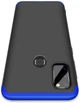Чехол GKK 360 для Samsung Galaxy M21 / M215 бампер оригинальный Black-Blue - изображение 2