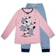 Пижама (футболка с длинными рукавами + штаны) MATILDA 8871-3 122 см Розово-синяя - изображение 1