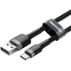 USB Cable Baseus Cafule Type-C (CATKLF-BG1) Black 3A 1m - изображение 2