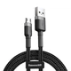 Кабель Baseus Cafule Cable USB for Micro 2.4A 1м. Black (CAMKLF-BG1) - изображение 1