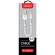 Дата кабель USB 2.0 AM to Lightning 0.2m CBFLEXL0 white Intaleo (1283126487439) - изображение 2