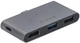 USB-хаб адаптер Ailink Aluminium USB-C 4K HDMI mini jack 3.5 мм Hub 5 в 1 Space Grey (AI-S8Pro_sg) - зображення 1