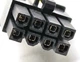 Переходник питания для питания процессора 2 x Molex -> 8 pin CPU ATX (718718355) Черно-желтый - изображение 2