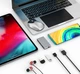 USB-хаб адаптер Ailink Aluminium USB-C 4K HDMI mini jack 3.5 мм Hub 5 в 1 Space Grey (AI-S8Pro_sg) - зображення 8