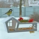 Кормушка для птиц на окно House_for_birds "Домик белый" в подарочной упаковке - изображение 3