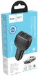 Автомобильное зарядное устройство Hoco Z36 (2 USB 2.4A + кабель USB - TypeC) Black (18180) - изображение 4
