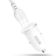 Автомобильное зарядное устройство XO TZ08 2 USB 2.1A кабель Lightning в комплекте White (17725) - изображение 2