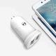 Автомобильное зарядное устройство XO TZ08 2 USB 2.1A кабель Lightning в комплекте White (17725) - изображение 3