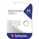 USB флеш накопичувач Verbatim 64GB Metal Executive Silver USB 2.0 (98750) - изображение 5
