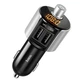 АЗУ FM модулятор Hoco E19 bluetooth, кнопка відповіді, MP3, USB Black/Grey - изображение 1