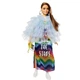 Кукла Барби Экстра Модница в голубом жакете с рюшами Barbie Extra Doll #9 in Blue Ruffled Jacket with Pet Crocodile (GYJ78) - изображение 2