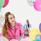 Кукла Барби Экстра Модница в голубом жакете с рюшами Barbie Extra Doll #9 in Blue Ruffled Jacket with Pet Crocodile (GYJ78) - изображение 7