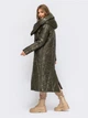 Куртка зимова довга жіноча Dressa 54996 48-50 Хакі (2000405792874_D) - зображення 2