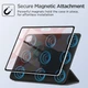 Магнитный чехол-книжка с фиксатором BBM1 Magnetic Case для iPad Pro 12.9" 2020/2021/2022/Air 13" 2024(M2)/2025(M3)/2026(M4) Черный - изображение 5