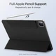 Магнитный чехол-книжка с фиксатором BBM1 Magnetic Case для iPad Pro 12.9" 2020/2021/2022/Air 13" 2024(M2)/2025(M3)/2026(M4) Черный - изображение 7