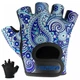 Рукавички жіночі для фітнесу Contraband Pink Label 5387 Paisley Print Gloves (Блакитний XS) - зображення 1