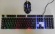Набор для геймеров игровая мембранная клавиатура с оптической мышкой с RGB LED подсветкой ART-5559 - изображение 2