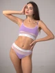 Комплект белья Apriori Bralette String AU-200119 S Лиловый (ROZ6400134924) - изображение 3