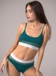 Комплект белья Apriori Bralette Slip AU-200129 S Изумруд (ROZ6400134974) - изображение 1