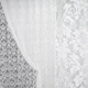 Органза деворе тюль вензель с цветком, белая, ш.280 (30227.008) - изображение 1