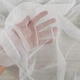 Сетка тюль полоски ниточные с ресничками, белая с утяжелителем, ш.150 (37603.002) - изображение 2