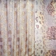 Органза жаккардовая тюль леопард и цветы, бежево-розовая, ш.280 (30542.045) - изображение 1