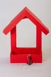 Кормушка для птиц на окно House_for_birds "Балкон" красная - изображение 2