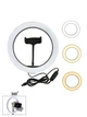 Кольцевая LED лампа Ring Fill Light L210 для профессиональной съемки от USB 26 см Black - изображение 2