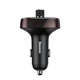 FM-трансмітер модулятор Baseus S-09 (CCALL-TM012) T typed Bluetooth MP3 charger Чорний-коричневий - зображення 5
