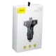 FM-трансмітер модулятор Baseus S-09 (CCALL-TM012) T typed Bluetooth MP3 charger Чорний-коричневий - зображення 7