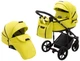 Коляска 2 в 1 Adamex Porto Light ECO кожа 100% SA-22 желтый - изображение 1