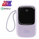 Павербанк Baseus Q Pow 20000 mAh 20W Quick Charge + кабель Lightning для iPhone/iPad/Samsung/Xiaomi/Huawei purple - изображение 1