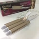Плойка Kemei KM-1010 для завивки волос проводная 45Вт с керамическим покрытием 22 мм Белая (12950) - изображение 8