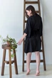 Forli Халат шелковый Black ONE Черный SH0006-16-04_ONE - изображение 5
