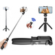 Селфи палиця штатив тринога для телефону Bluetooth з пультом Selfie Stick L01 Чорний - зображення 1