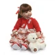 Силіконова Колекційна Лялька Реборн Reborn Дівчинка ( Вінілова Лялька Doll18) NPK Висота 60 см - изображение 1