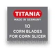 Лезвия для педикюрного станка 10 упаковок по 10 штук в упаковке Titania art.3100BOX - изображение 8