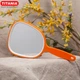 Зеркало косметическое овальное с ручкой оранжевое TITANIA art.1530 L - изображение 10