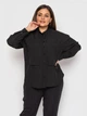Блуза "Синобия" (черный) 56 (XXXXL) - изображение 1