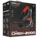 Геймерские наушники стерео гарнитура Crown CMGH-2000 красная - изображение 6