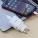 Сетевое зарядное устройство HOCO C12Q USB/18W/3A адаптер с быстрой зарядкой White (C12QW) - изображение 4