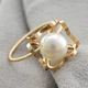 Кольцо Xuping 15374 искусственный жемчуг позолота 18K - изображение 4
