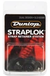Стреплоки для ремней DUNLOP SLS1033BK DUAL DESIGN BLACK - изображение 3