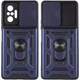 Ударопрочный чехол Camshield Serge Ring для Xiaomi Redmi Note 10 Pro / 10 Pro Max Синий Без бренда - изображение 4