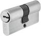 Циліндр Linde А6р 25x25 ключ-ключ 50 мм Матовий хром (A6P25/25 MC циліндр перфорований ключ/ключ) - зображення 1