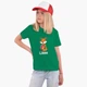 Дитяча футболка для дівчаток Лайк Лиса (Likee Fox) (25186-1033-74) 122-128 см Бавовна Темно-зелений - зображення 2